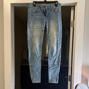 American Eagle Outfitters Light Blue Skinny Jeans